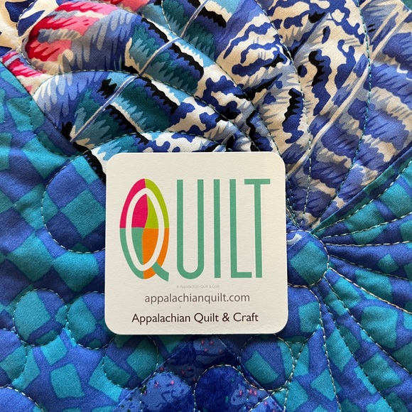 Handmade Appalachian Quilt Queen Size Reversible Boho - Picture 5 of 11